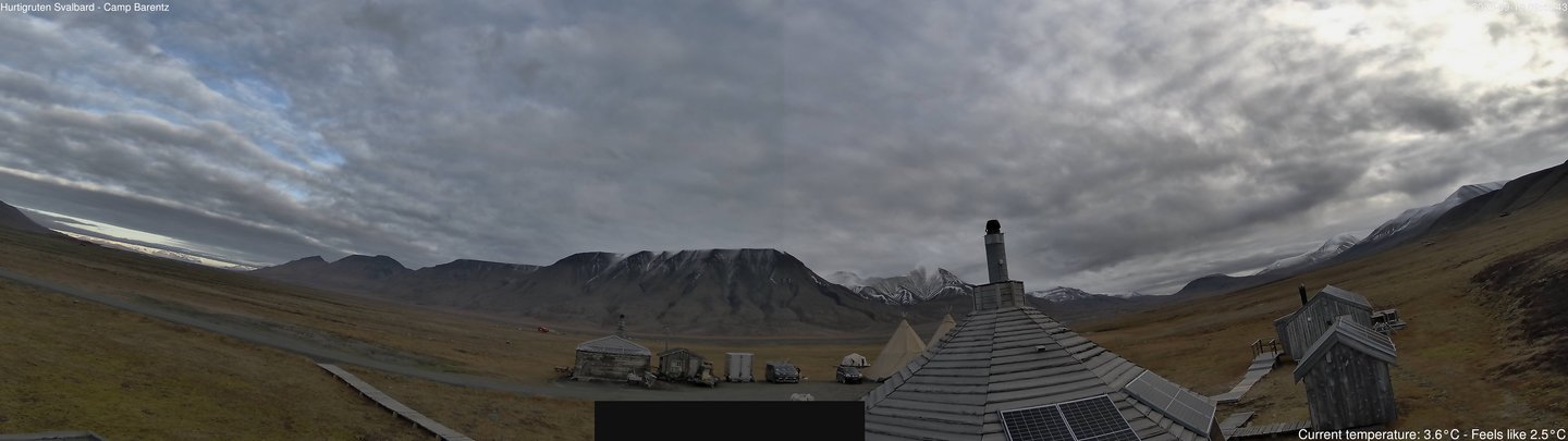 view from Hurtigruten Svalbard - Camp Barentz on 2026-09-19