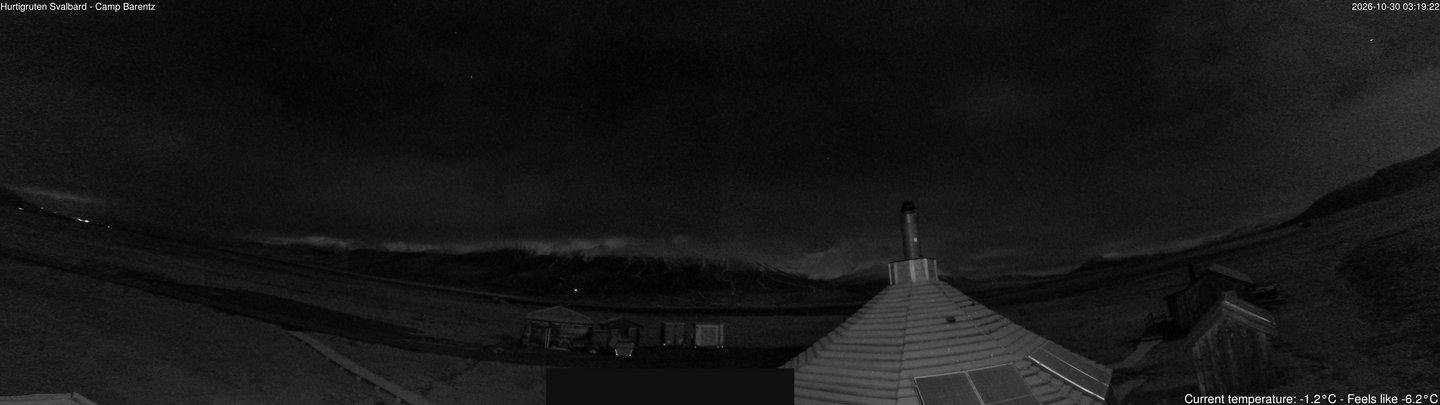 view from Hurtigruten Svalbard - Camp Barentz on 2026-10-30