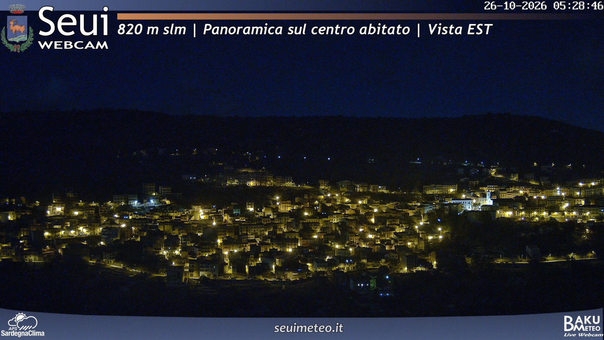 time-lapse frame, Seui Cuccaioni webcam