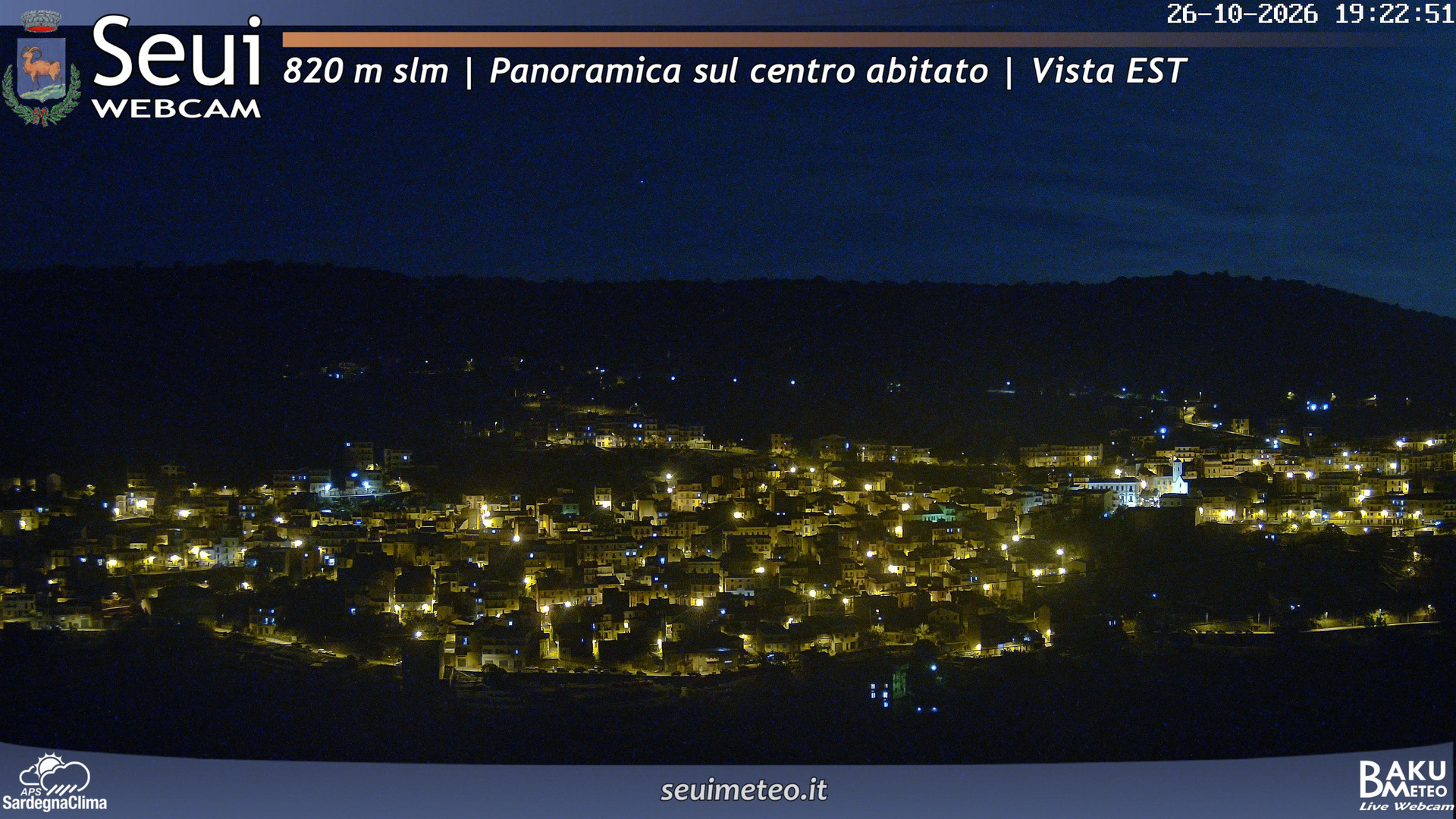 time-lapse frame, Seui Cuccaioni webcam