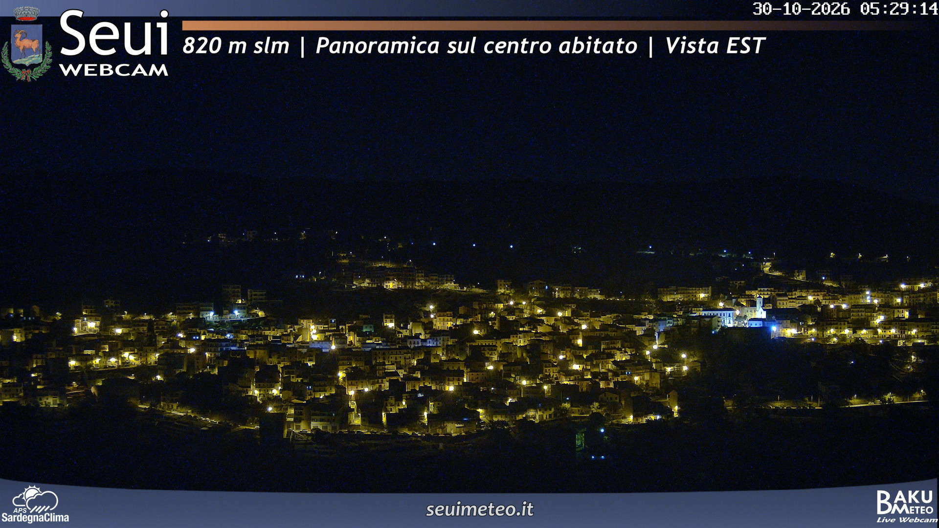 time-lapse frame, Seui Cuccaioni webcam
