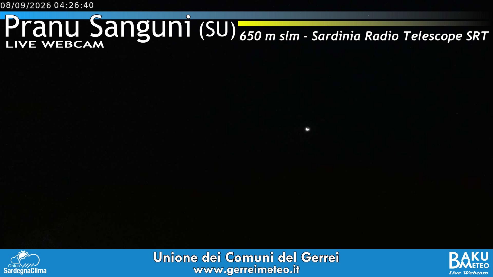 time-lapse frame, Pranu Sanguni SRT webcam