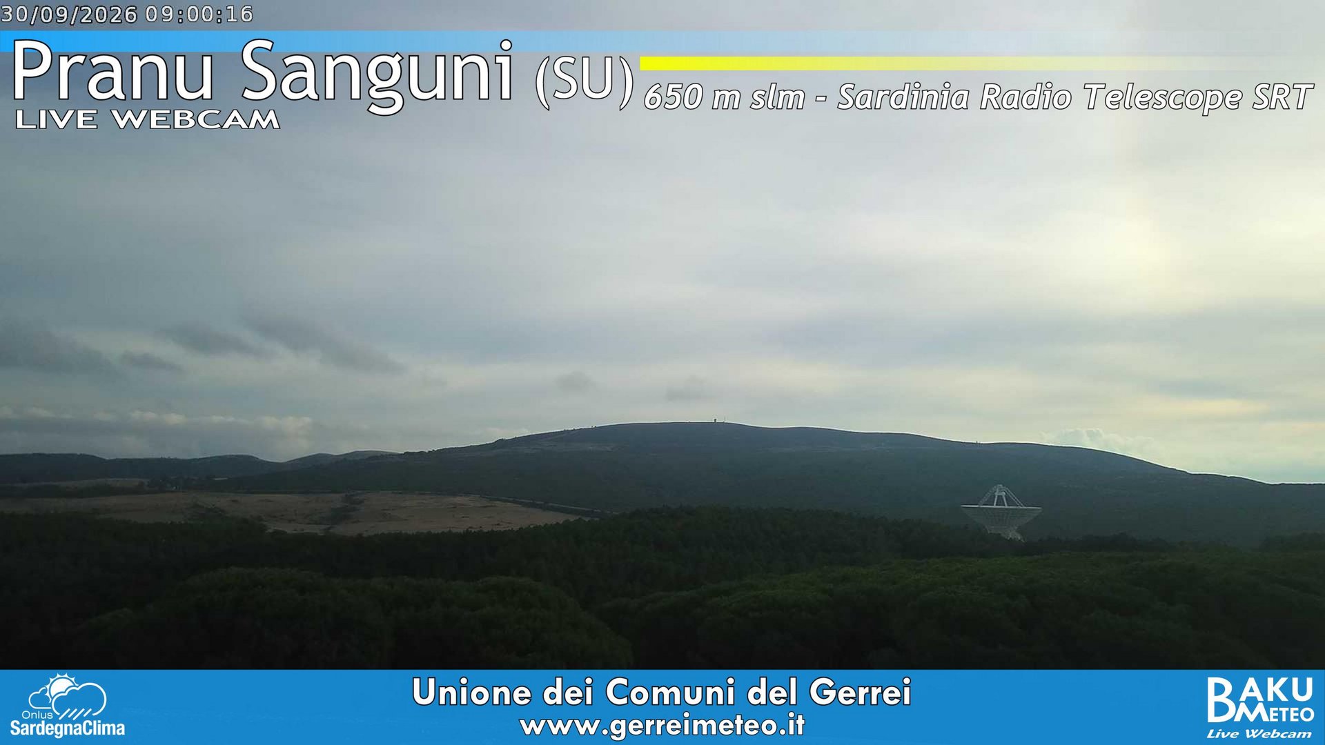 time-lapse frame, Pranu Sanguni SRT webcam