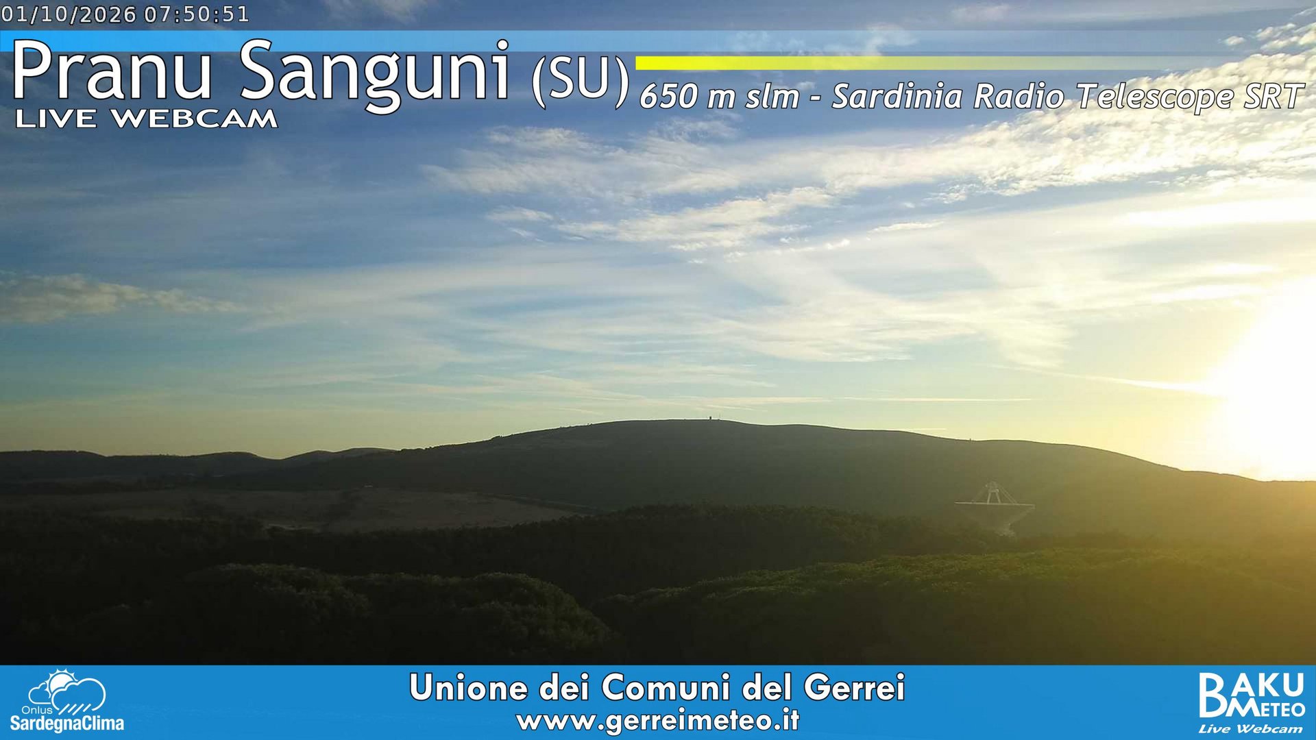 time-lapse frame, Pranu Sanguni SRT webcam