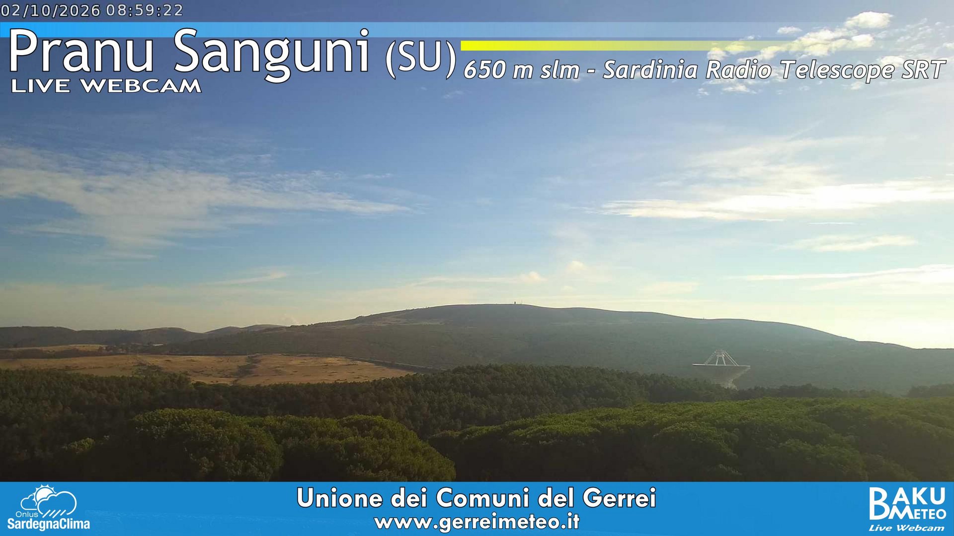 time-lapse frame, Pranu Sanguni SRT webcam