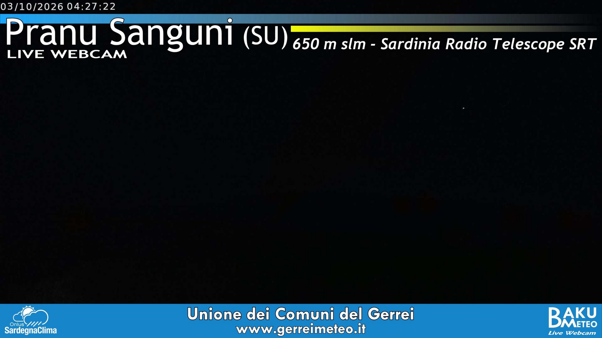 time-lapse frame, Pranu Sanguni SRT webcam