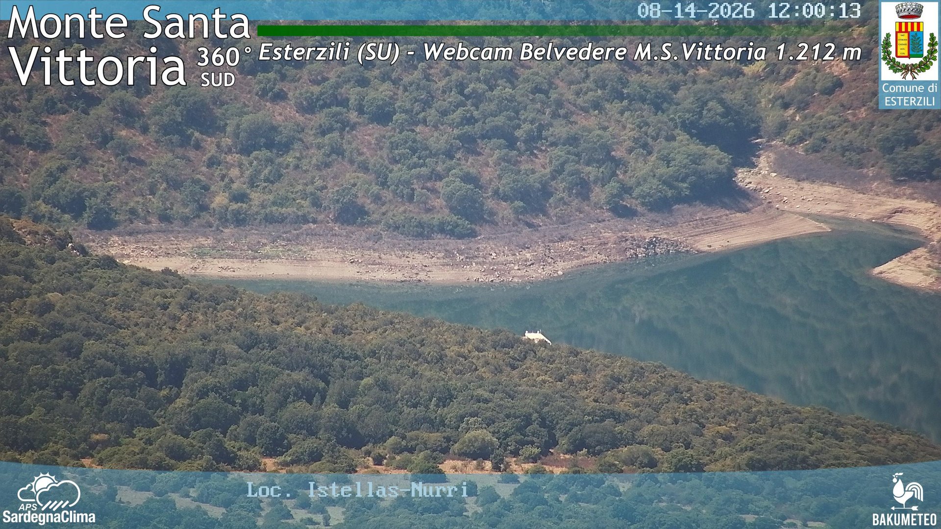 view from Monte Santa Vittoria Sud on 2026-08-14
