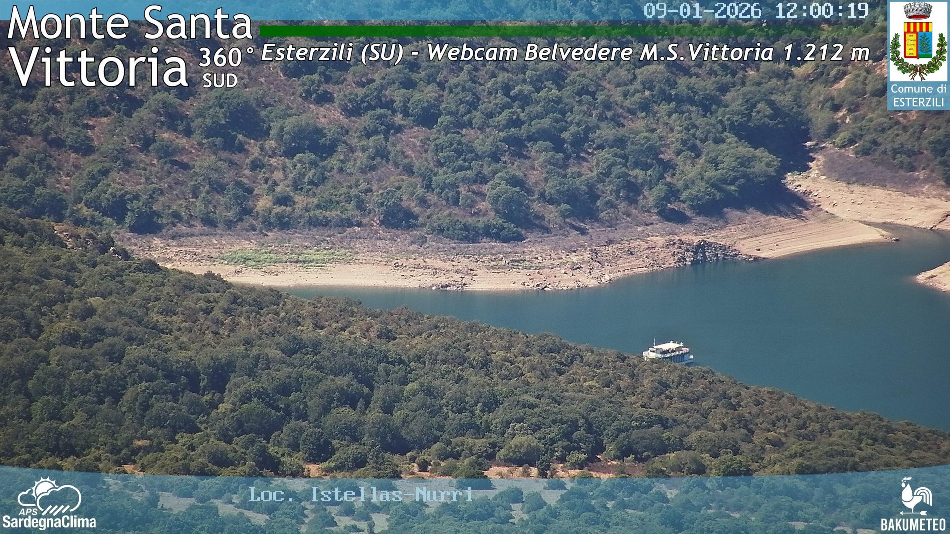 view from Monte Santa Vittoria Sud on 2026-09-01