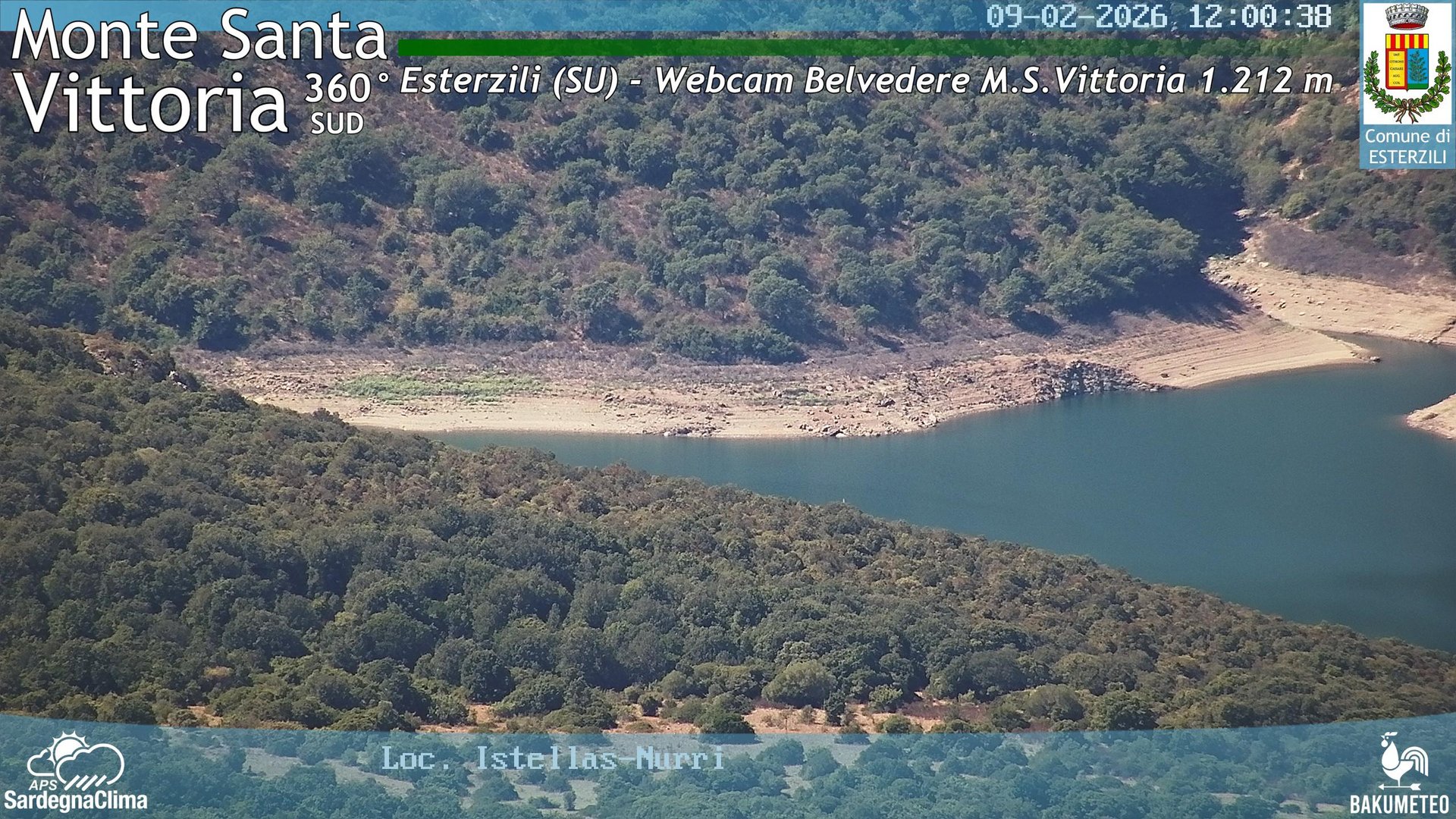 view from Monte Santa Vittoria Sud on 2026-09-02