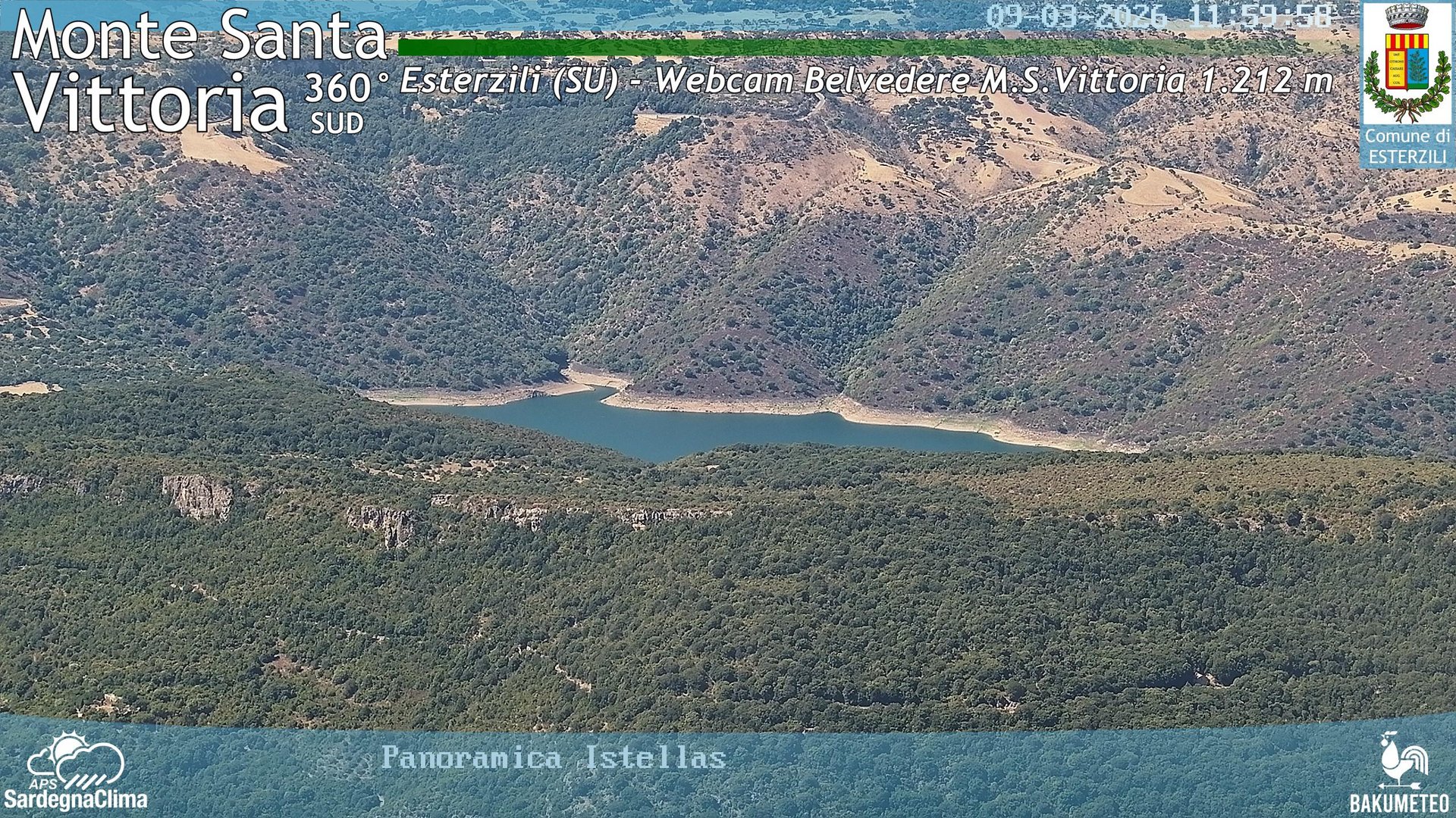 view from Monte Santa Vittoria Sud on 2026-09-03