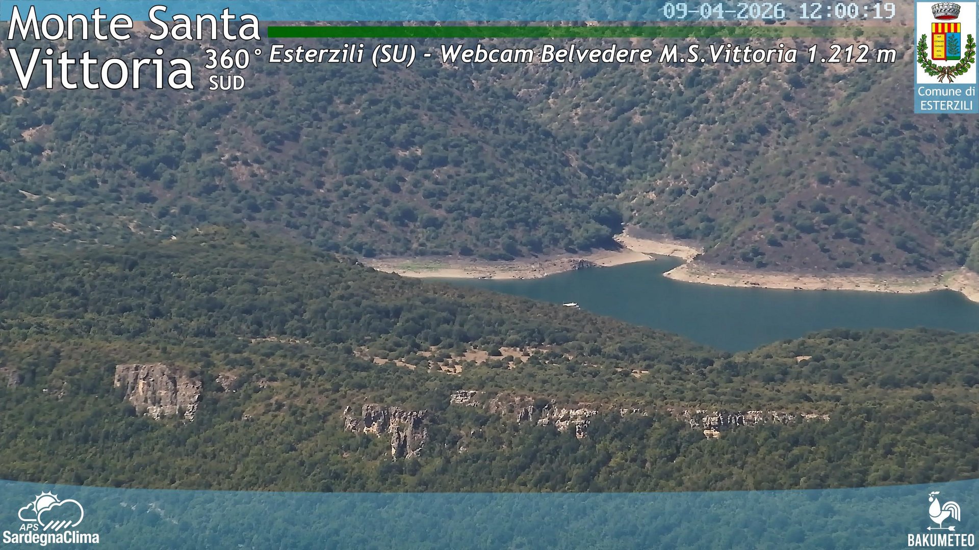 view from Monte Santa Vittoria Sud on 2026-09-04