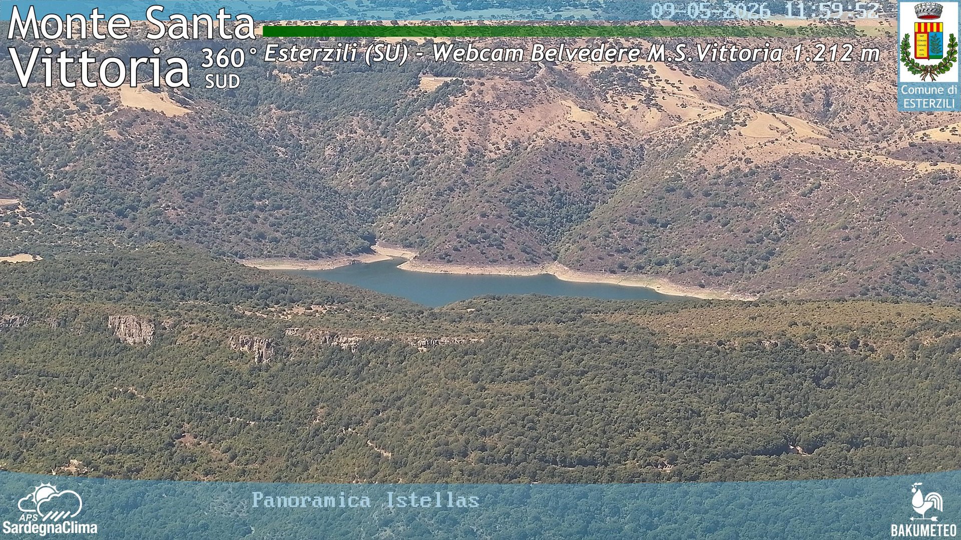 view from Monte Santa Vittoria Sud on 2026-09-05
