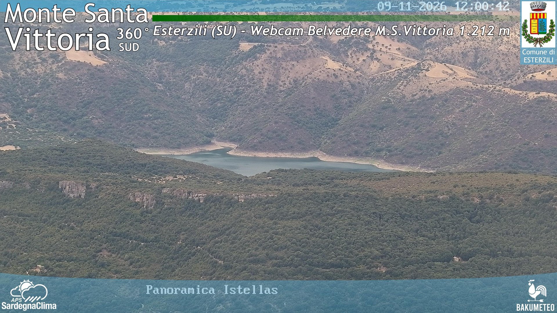 view from Monte Santa Vittoria Sud on 2026-09-11
