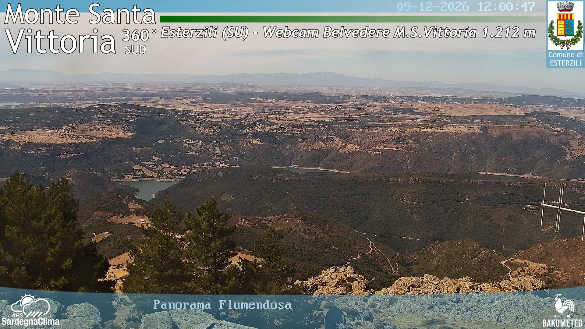 view from Monte Santa Vittoria Sud on 2026-09-12
