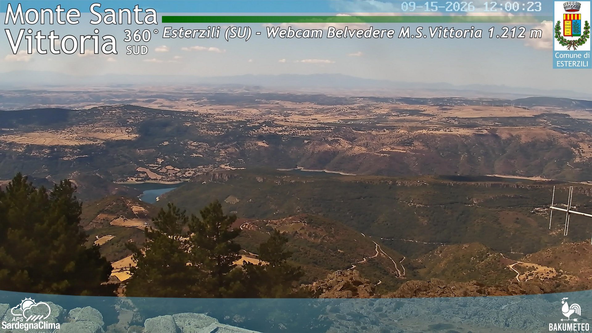 view from Monte Santa Vittoria Sud on 2026-09-15