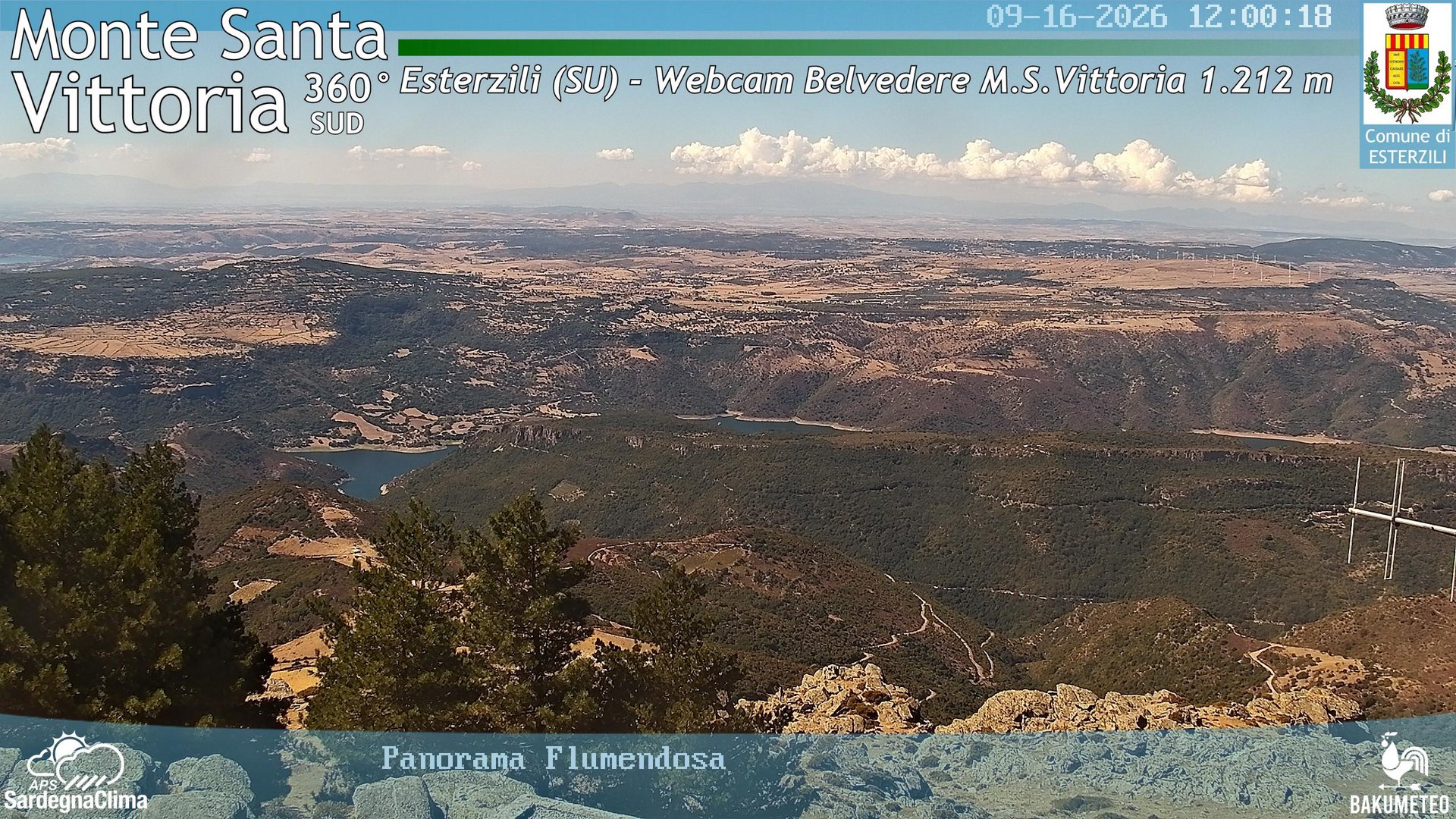 view from Monte Santa Vittoria Sud on 2026-09-16