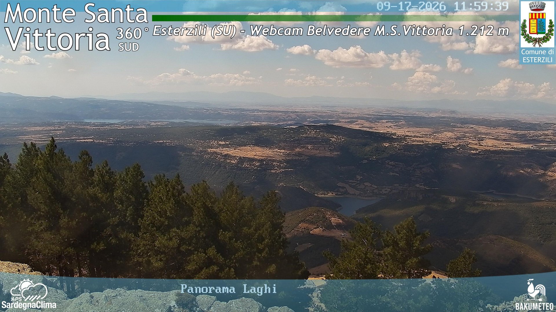 view from Monte Santa Vittoria Sud on 2026-09-17