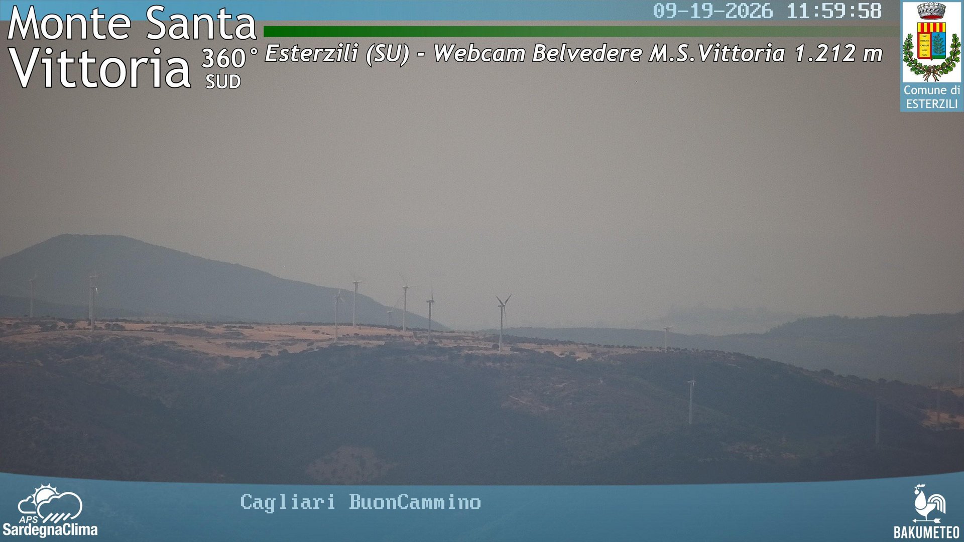 view from Monte Santa Vittoria Sud on 2026-09-19