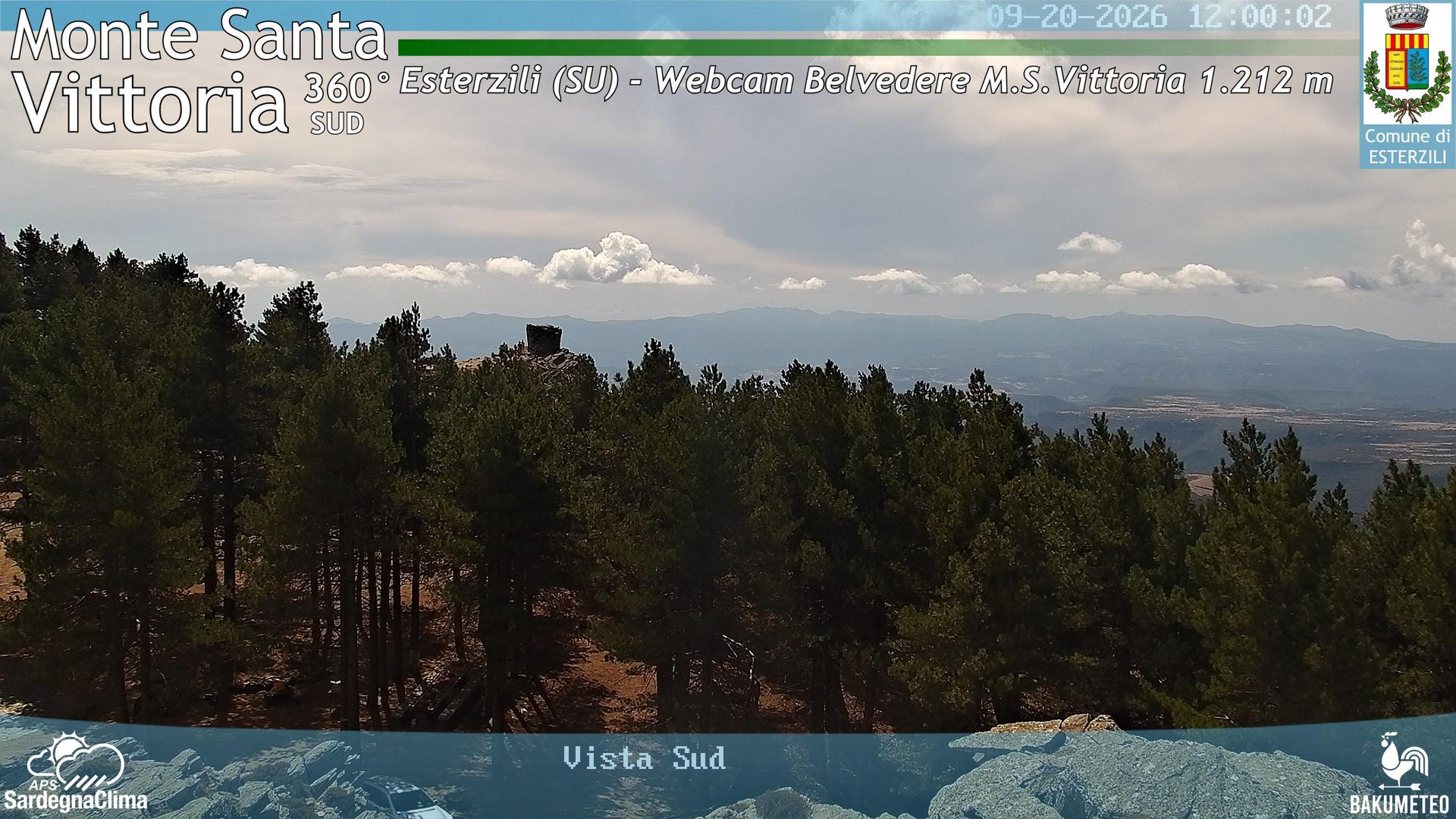 view from Monte Santa Vittoria Sud on 2026-09-20