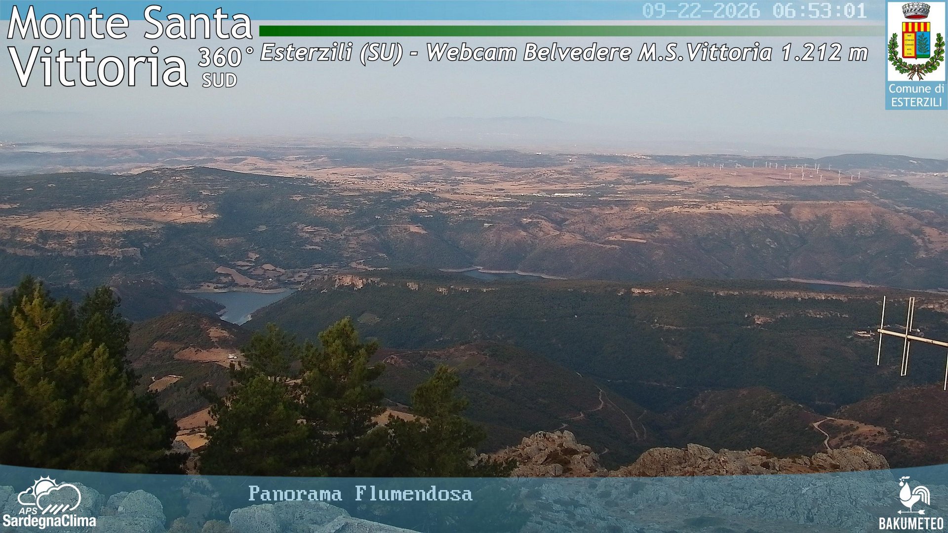 view from Monte Santa Vittoria Sud on 2026-09-22