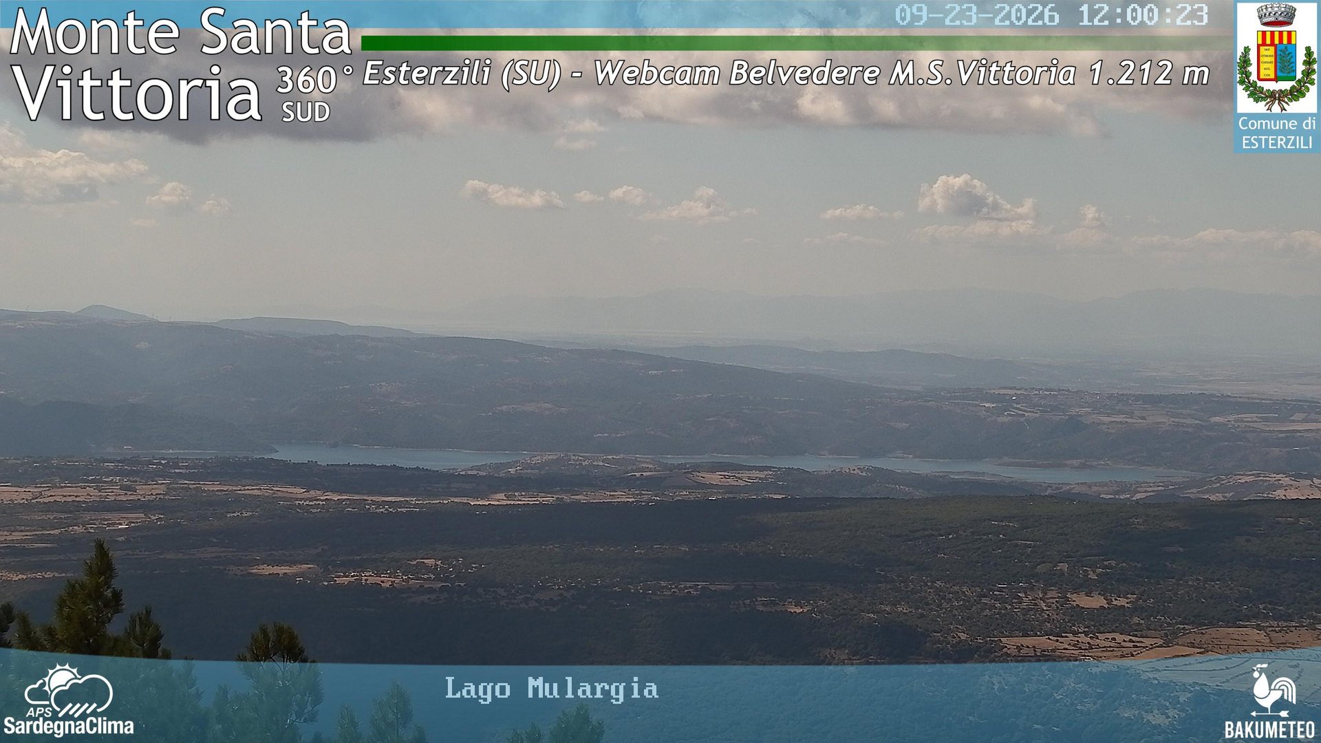 view from Monte Santa Vittoria Sud on 2026-09-23