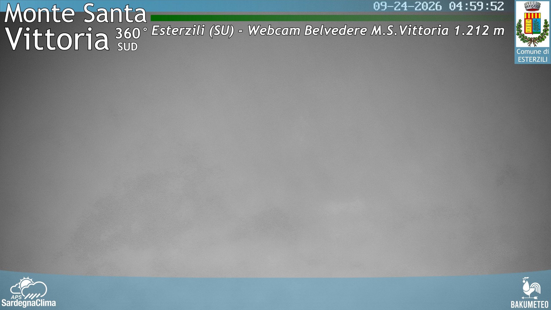 time-lapse frame, Monte Santa Vittoria Sud webcam