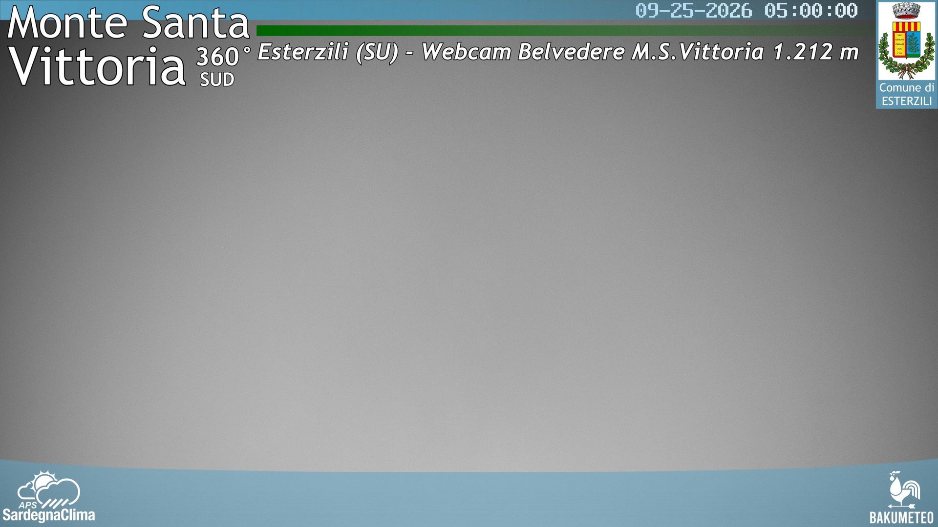 time-lapse frame, Monte Santa Vittoria Sud webcam