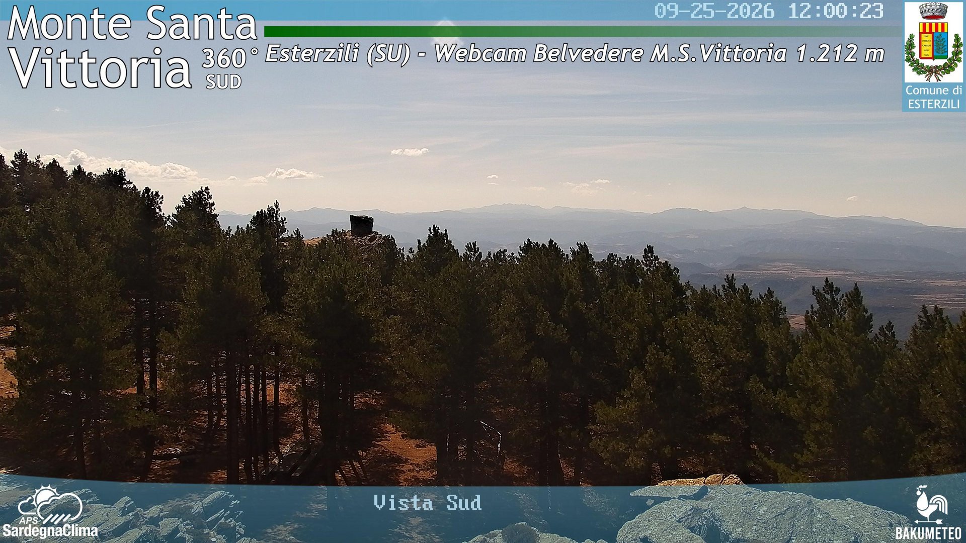 view from Monte Santa Vittoria Sud on 2026-09-25