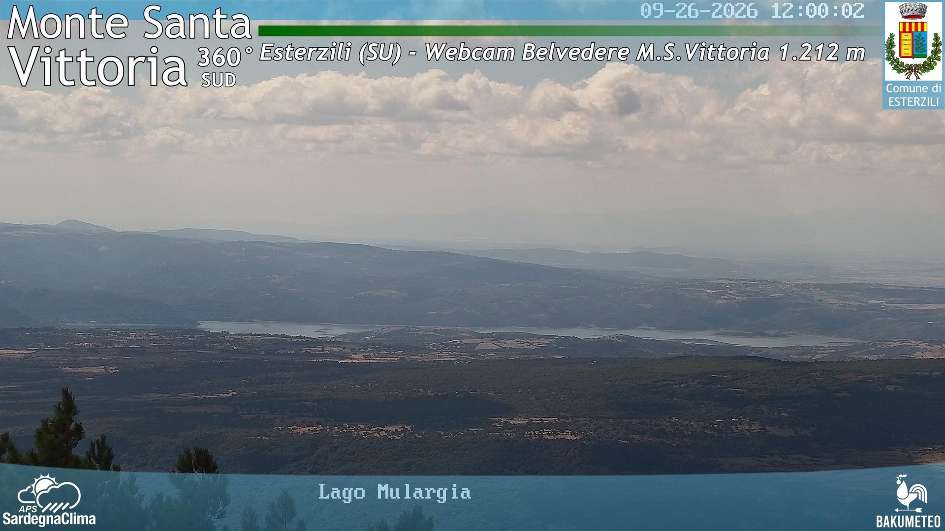 view from Monte Santa Vittoria Sud on 2026-09-26