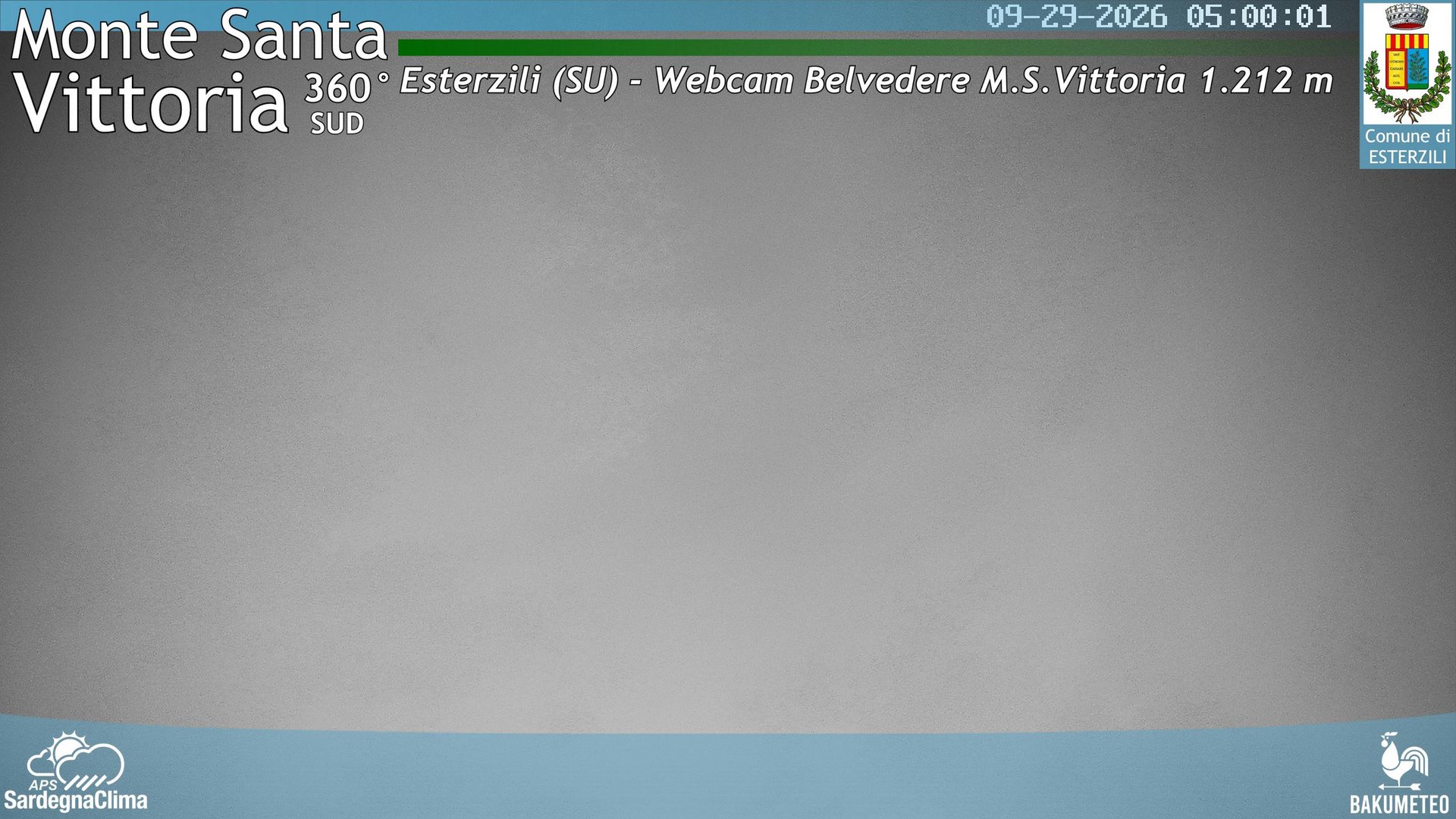 time-lapse frame, Monte Santa Vittoria Sud webcam