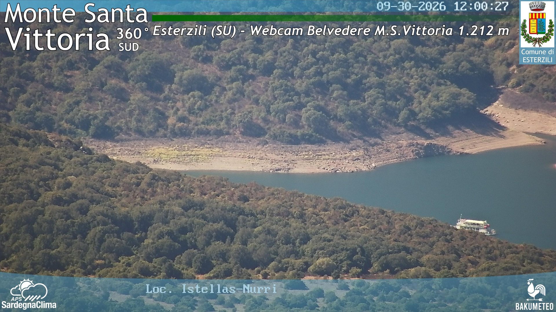 view from Monte Santa Vittoria Sud on 2026-09-30