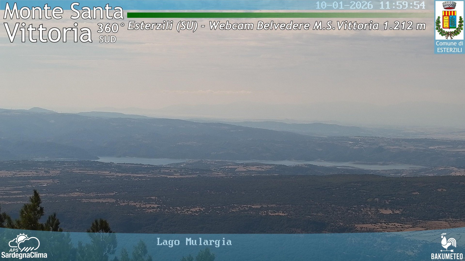 view from Monte Santa Vittoria Sud on 2026-10-01