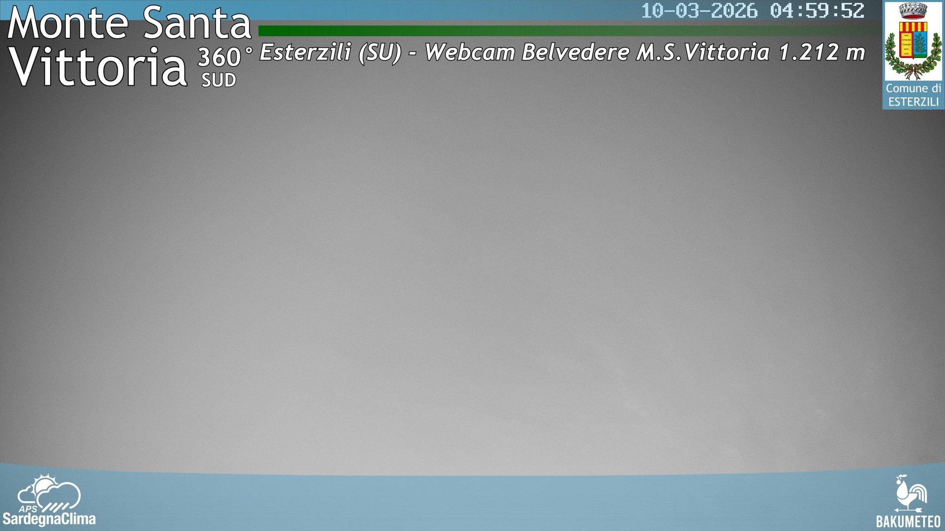 time-lapse frame, Monte Santa Vittoria Sud webcam