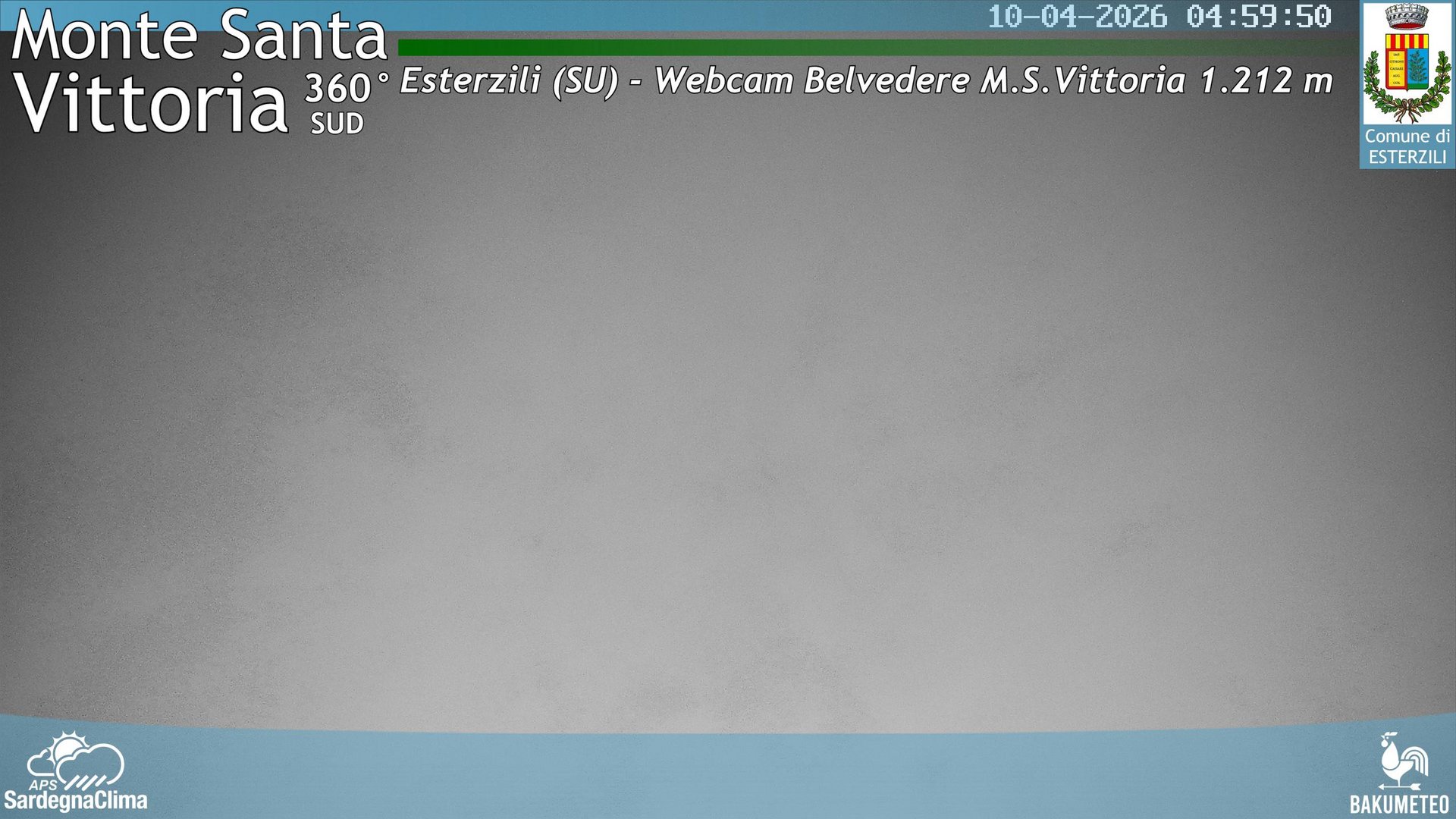 time-lapse frame, Monte Santa Vittoria Sud webcam