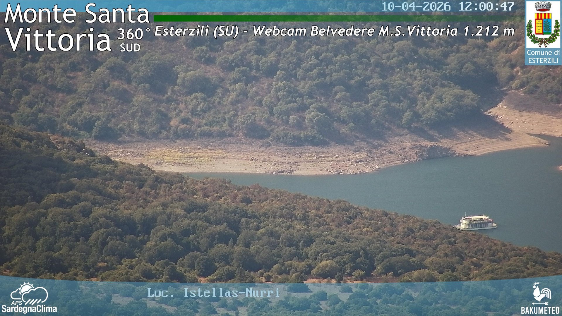 view from Monte Santa Vittoria Sud on 2026-10-04