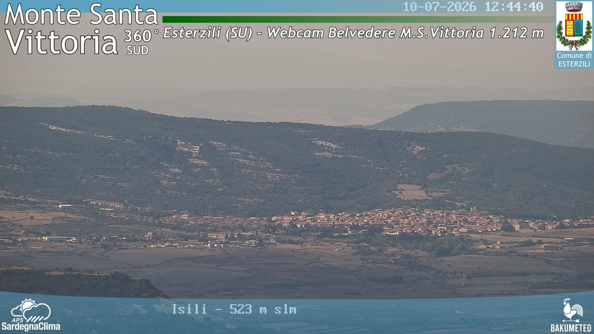 view from Monte Santa Vittoria Sud on 2026-10-07