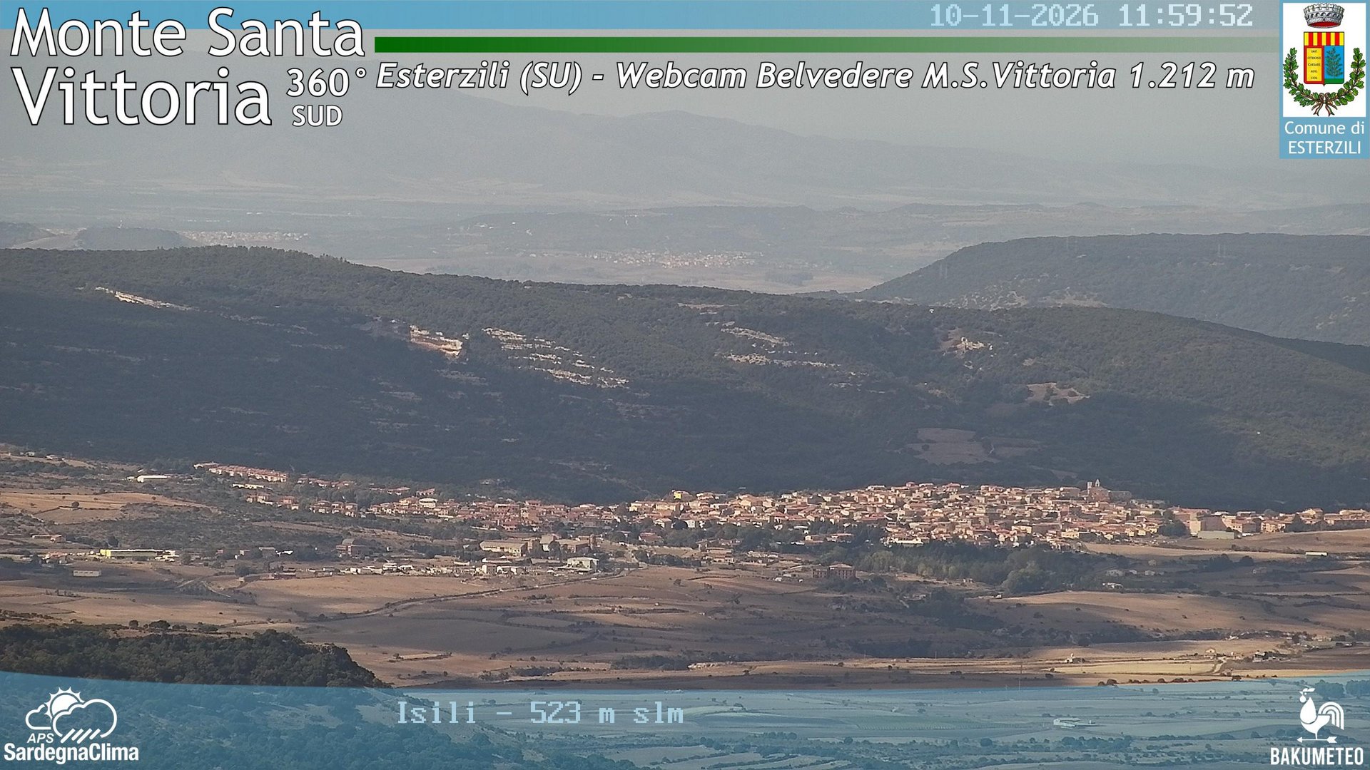 view from Monte Santa Vittoria Sud on 2026-10-11