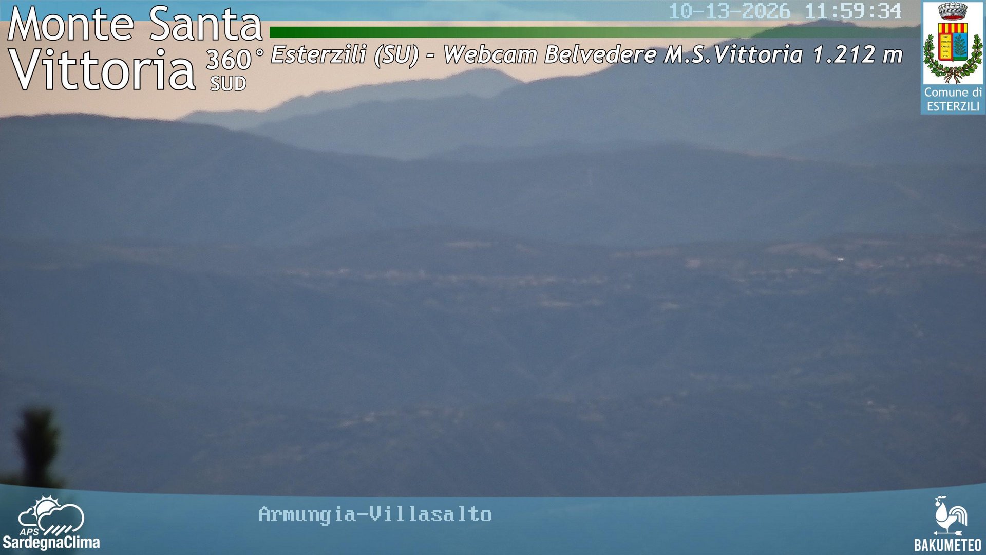 view from Monte Santa Vittoria Sud on 2026-10-13